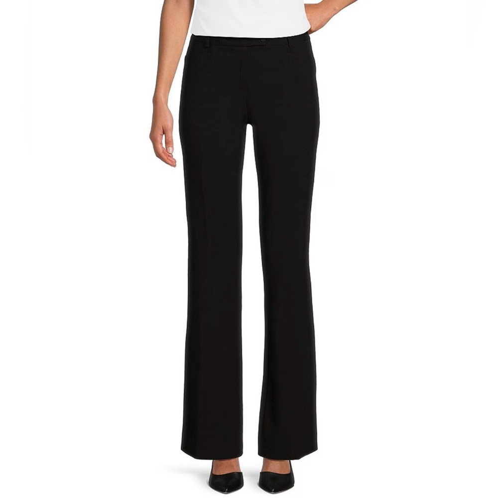 Calvin Klein Dress Pants, Mid Rise Modern Fit Straight Leg Pants, size 8, black.